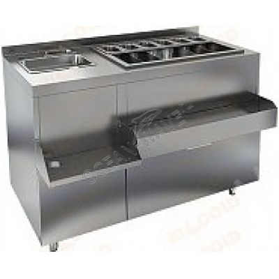 Барная станция HICOLD НБМКС-12/6БПК - купить в интернет-магазине OCEAN-WAVE.ru