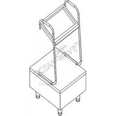 Прилавок для подносов и столовых приборов Kovinastroj (Kogast) SPPC-1 - купить в интернет-магазине OCEAN-WAVE.ru