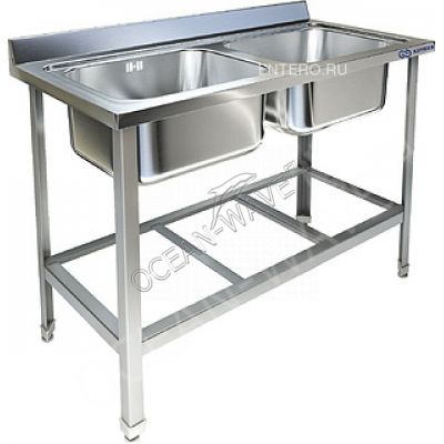 Ванна моечная KAYMAN К-ВМЦО-2/1400/700 - купить в интернет-магазине OCEAN-WAVE.ru