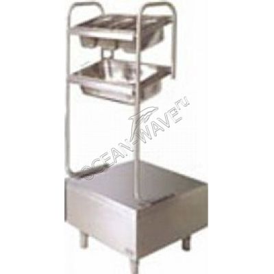 Прилавок для подносов и столовых приборов Kovinastroj (Kogast) SPPC-2 - купить в интернет-магазине OCEAN-WAVE.ru