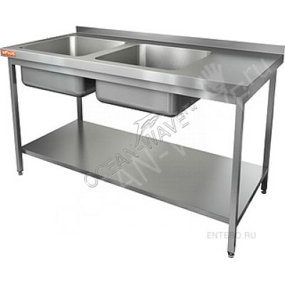 Ванна моечная HICOLD НСО2М-15/6БПЛ ЭЦ - купить в интернет-магазине OCEAN-WAVE.ru