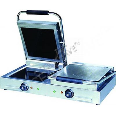 Гриль контактный GASTRORAG NPL-EC-2 - купить в интернет-магазине OCEAN-WAVE.ru