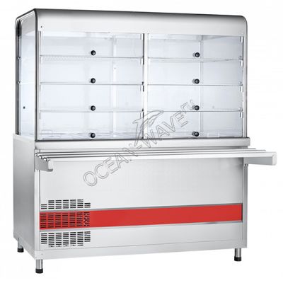 Прилавок-витрина Abat ПВВ(Н)-70КМ-С-03-НШ - купить в интернет-магазине OCEAN-WAVE.ru