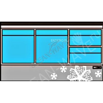 Стол холодильный Кобор NC61-2D2B - купить в интернет-магазине OCEAN-WAVE.ru