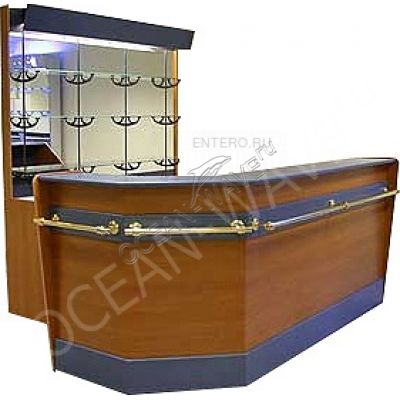 Стойка барная Cryspi Лира 2000 мм (прямая) - купить в интернет-магазине OCEAN-WAVE.ru