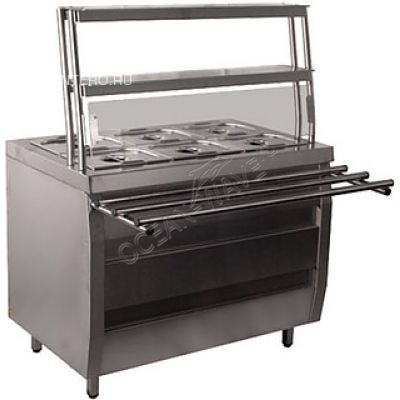 Прилавок-витрина охлаждаемый открытый Rada ЗПВО-15/7Н - купить в интернет-магазине OCEAN-WAVE.ru