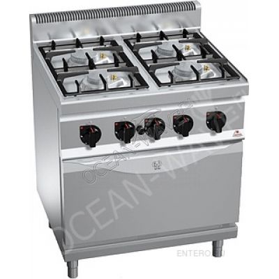 Плита газовая Berto's G7F4+FE - купить в интернет-магазине OCEAN-WAVE.ru