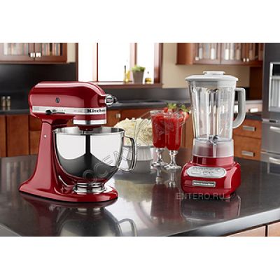 Миксер планетарный KitchenAid 5KSM125EER красный - купить в интернет-магазине OCEAN-WAVE.ru