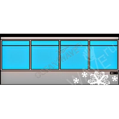 Стол холодильный Кобор NC71-4D - купить в интернет-магазине OCEAN-WAVE.ru