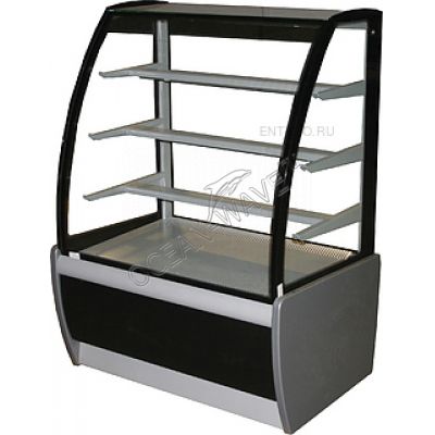 Витрина кондитерская KAYMAN K-ВК-1300 серебро - купить в интернет-магазине OCEAN-WAVE.ru