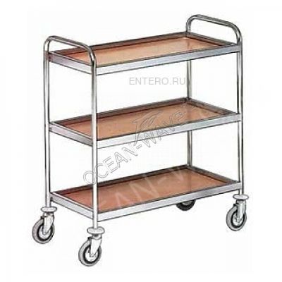 Стол-тележка сервировочная Metalcarrelli 4008 - купить в интернет-магазине OCEAN-WAVE.ru