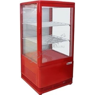 Витрина холодильная Convito RT58L-1 красная - купить в интернет-магазине OCEAN-WAVE.ru