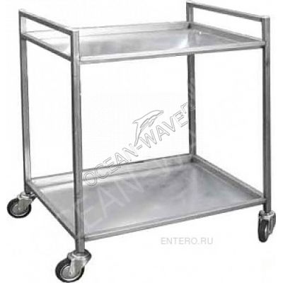 Тележка официанская Юг-Технология ТС-2-Н-ЮТ - купить в интернет-магазине OCEAN-WAVE.ru