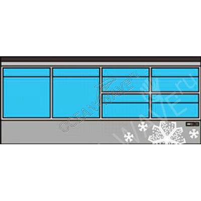 Стол холодильный Кобор NC61-2D4B - купить в интернет-магазине OCEAN-WAVE.ru