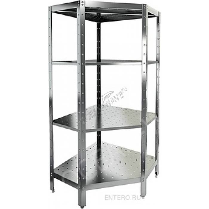 Стеллаж кухонный угловой HICOLD НСКУВ-5/7 П - купить в интернет-магазине OCEAN-WAVE.ru