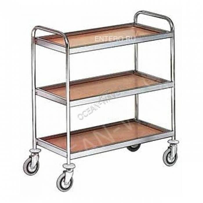 Стол-тележка сервировочная Metalcarrelli 4002 - купить в интернет-магазине OCEAN-WAVE.ru