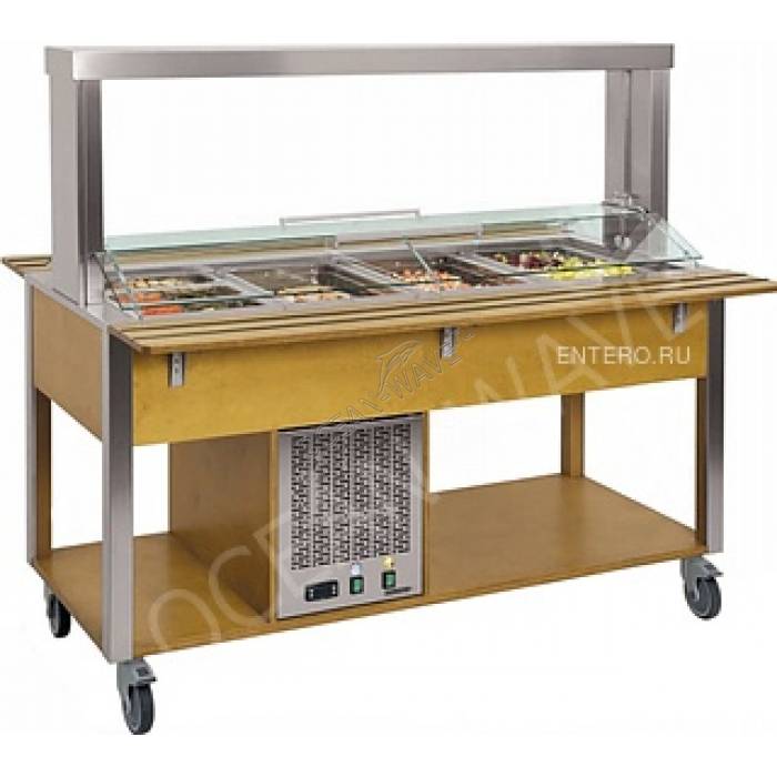 Стол шведский Metalcarrelli 6900.4M-R - купить в интернет-магазине OCEAN-WAVE.ru