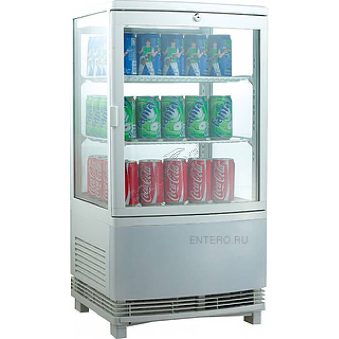 Витрина холодильная Koreco RT58L2R серебро - купить в интернет-магазине OCEAN-WAVE.ru