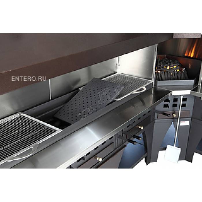 Гриль на углях для стейков PEVA BL 250 с жаровней - купить в интернет-магазине OCEAN-WAVE.ru