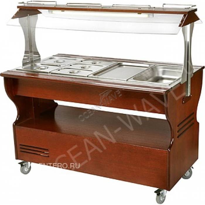 Салат-бар тепловой Roller Grill SB 40 C Wenge - купить в интернет-магазине OCEAN-WAVE.ru