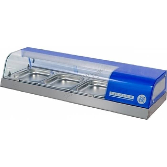 Витрина холодильная ATESY САКУРА-КОЛД-1200М - купить в интернет-магазине OCEAN-WAVE.ru