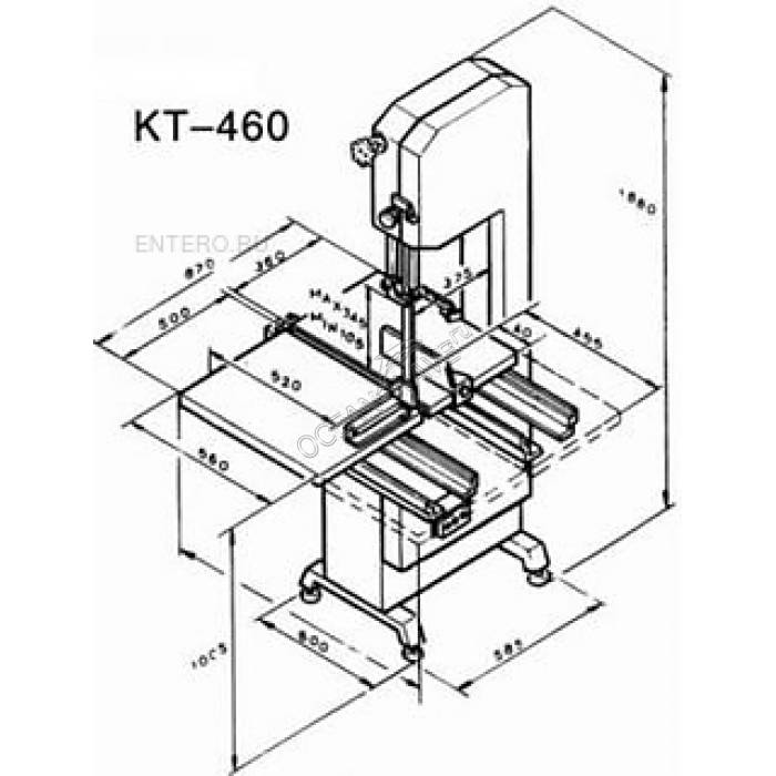 Пила ленточная KT 460 - купить в интернет-магазине OCEAN-WAVE.ru