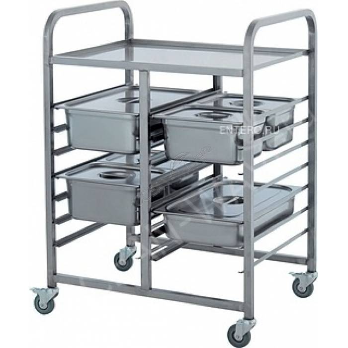 Тележка для гастроемкостей ATESY ТГ-1 - купить в интернет-магазине OCEAN-WAVE.ru