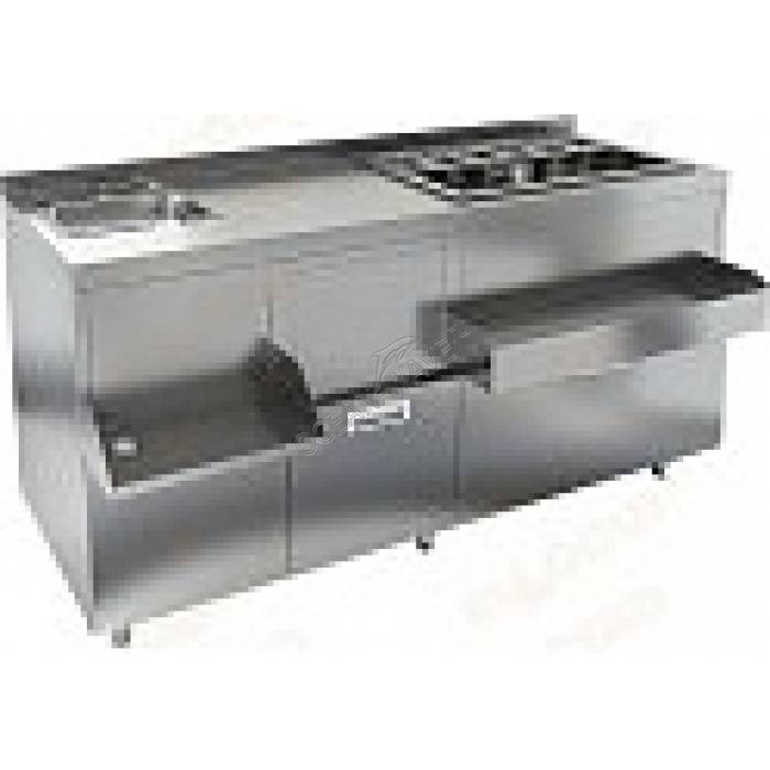 Барная станция HICOLD НБМКС-15/6БПК - купить в интернет-магазине OCEAN-WAVE.ru