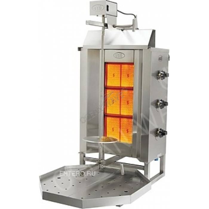 Газовый гриль для шаурмы OZTI 3GD - купить в интернет-магазине OCEAN-WAVE.ru