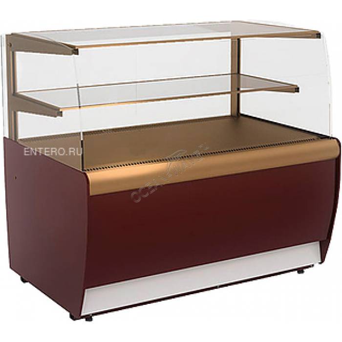 Витрина кондитерская KAYMAN K-ВК-1300 мини бронза - купить в интернет-магазине OCEAN-WAVE.ru