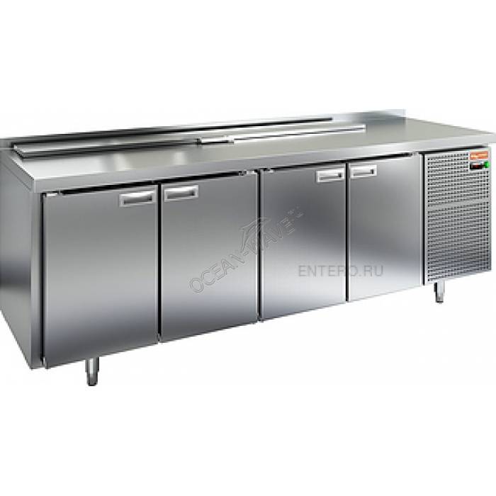 Стол для салатов HICOLD SL2-1111GN (1/6) с крышкой - купить в интернет-магазине OCEAN-WAVE.ru