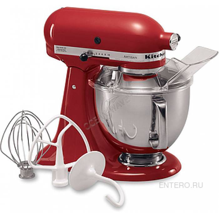Миксер планетарный KitchenAid 5KSM125EER красный - купить в интернет-магазине OCEAN-WAVE.ru