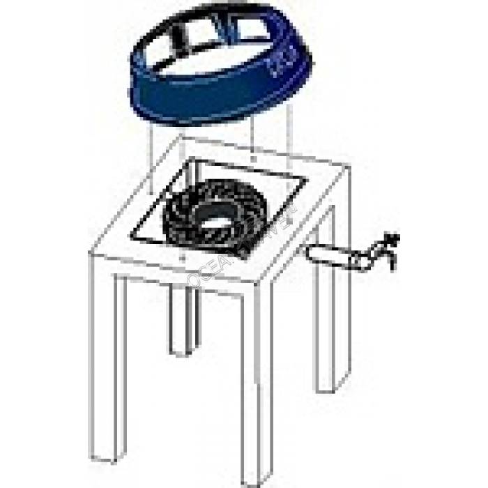 Плита газовая Casta FC/01.40.P - купить в интернет-магазине OCEAN-WAVE.ru