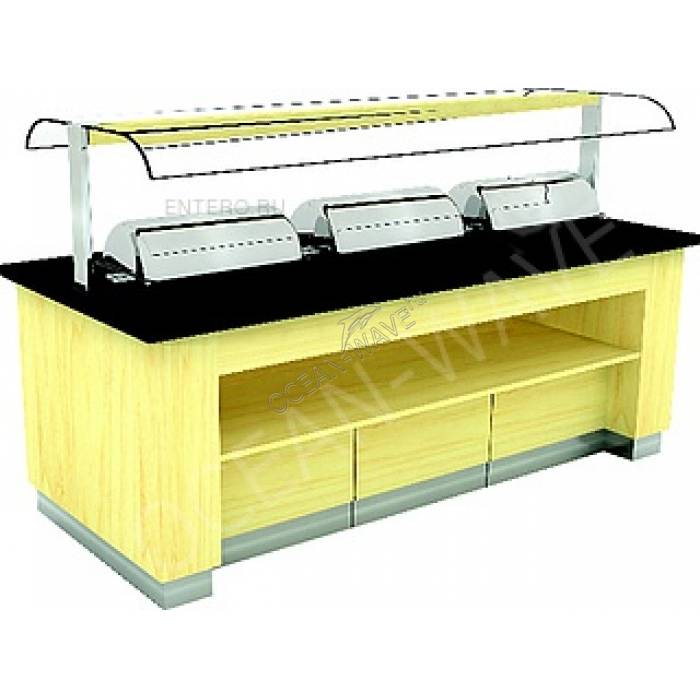 Салат-бар тепловой INOKSAN INO-OSF-DL164 - купить в интернет-магазине OCEAN-WAVE.ru