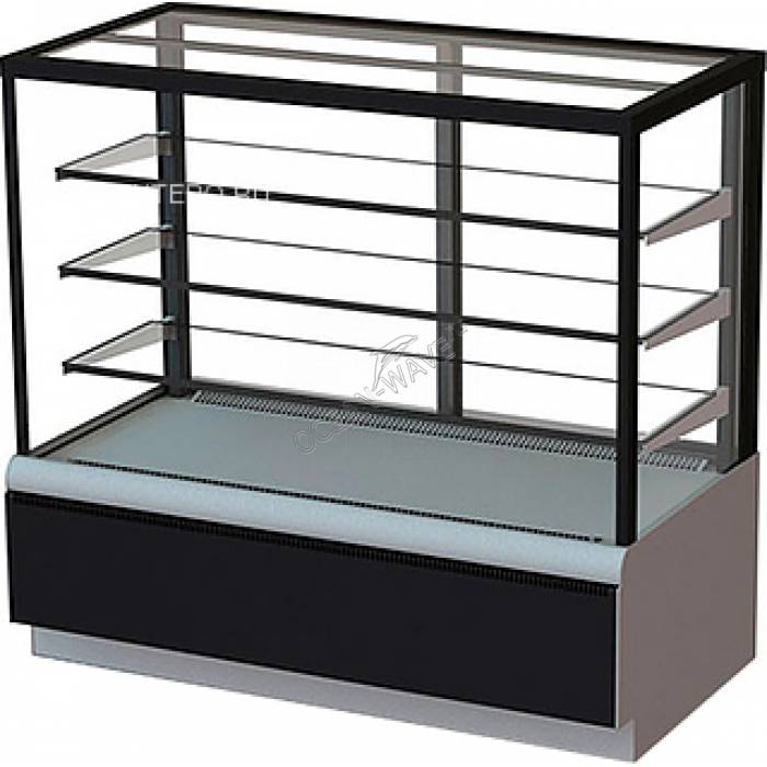 Витрина кондитерская Carboma ВХСв-1,3д Cube ТЕХНО - купить в интернет-магазине OCEAN-WAVE.ru