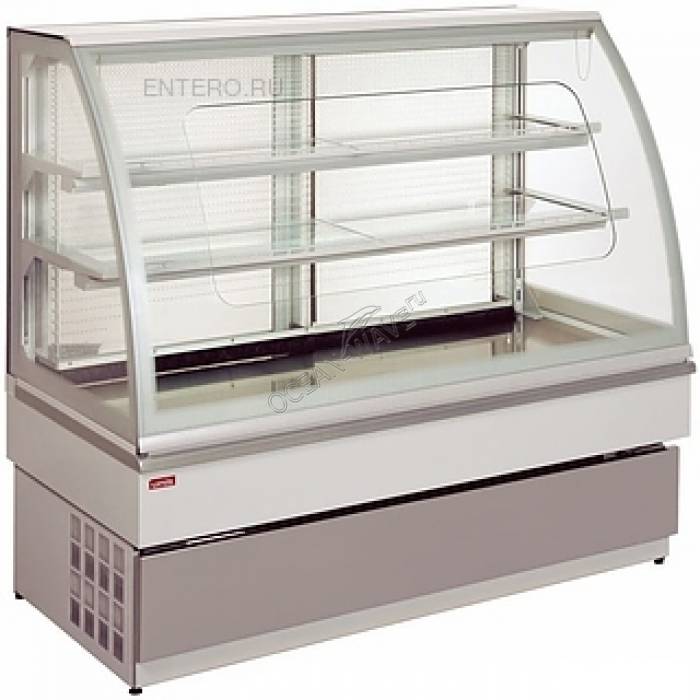 Витрина кондитерская UNIS Georgia III 1500 Self-service, gold - купить в интернет-магазине OCEAN-WAVE.ru