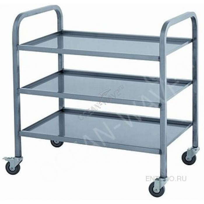 Тележка сервировочная ATESY ТС-3 - купить в интернет-магазине OCEAN-WAVE.ru