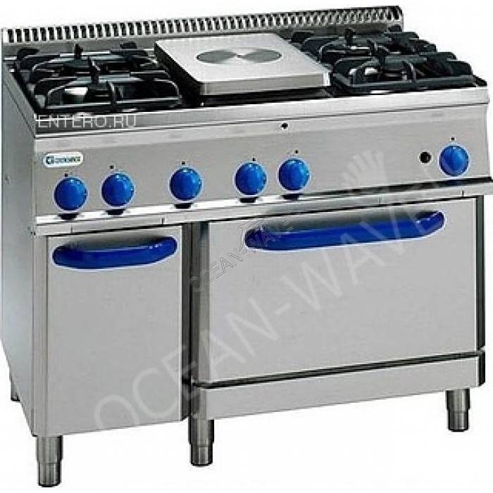 Плита газовая Tecnoinox PFP105GG7 - купить в интернет-магазине OCEAN-WAVE.ru