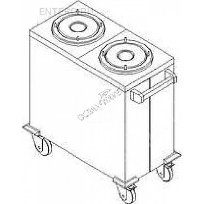 Диспенсер для тарелок Kovinastroj (Kogast) 2TNC32 - купить в интернет-магазине OCEAN-WAVE.ru