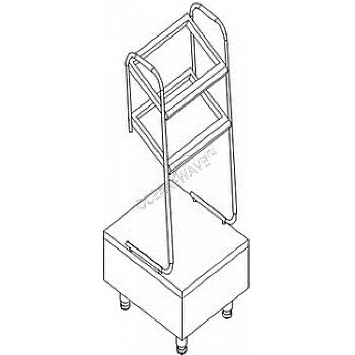 Прилавок для подносов и столовых приборов Kovinastroj (Kogast) SPPC-2 - купить в интернет-магазине OCEAN-WAVE.ru