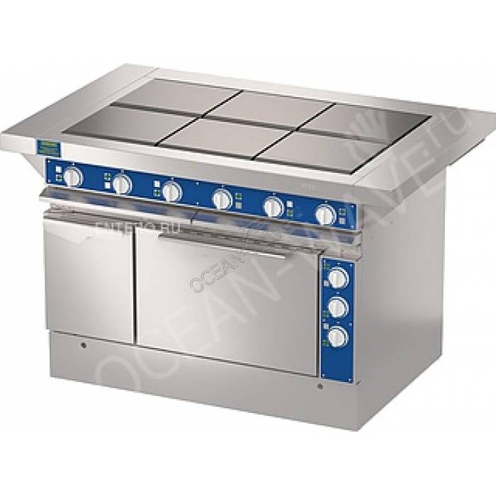 Плита электрическая ATESY ЭПШЧ-9-6-24 Традиция-4 - купить в интернет-магазине OCEAN-WAVE.ru