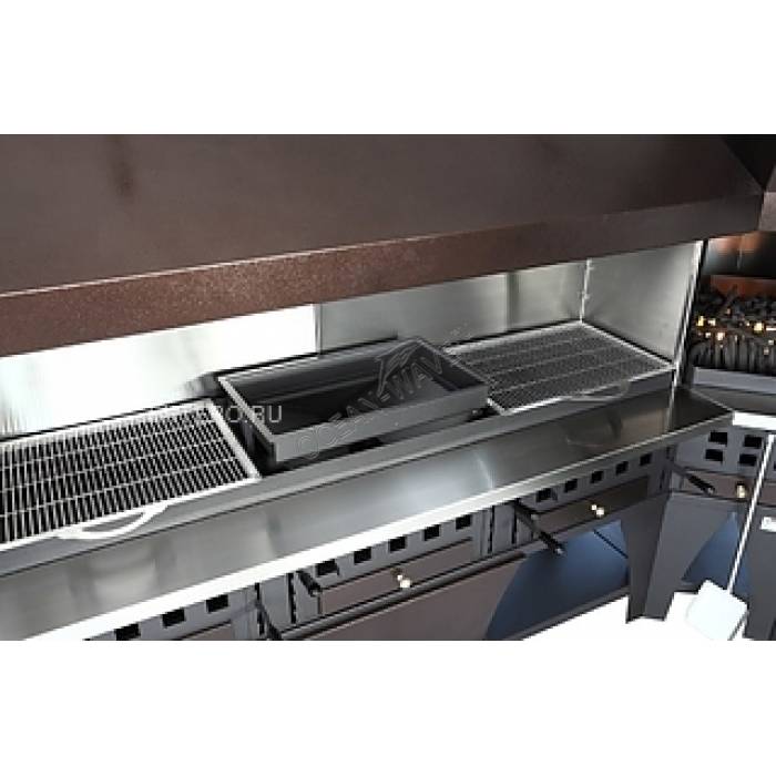 Гриль на углях комбинированный PEVA Combi BG 250 - купить в интернет-магазине OCEAN-WAVE.ru