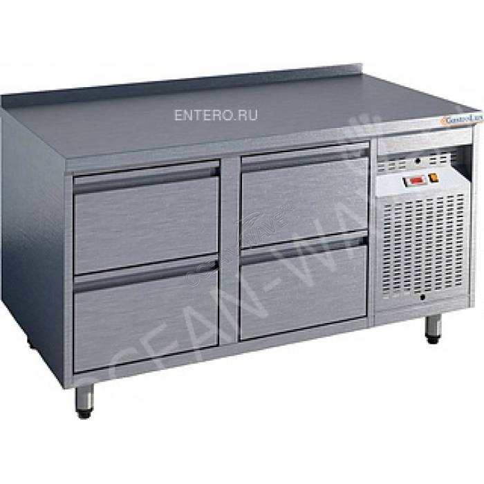 Стол холодильный Gastrolux СОБ2-136/4Я/S - купить в интернет-магазине OCEAN-WAVE.ru