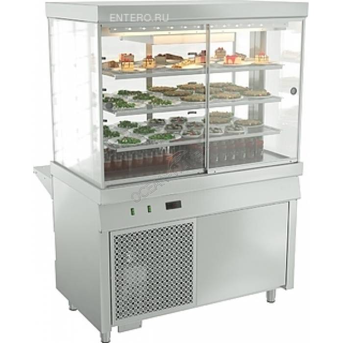Витрина холодильная ATESY Ривьера - купить в интернет-магазине OCEAN-WAVE.ru