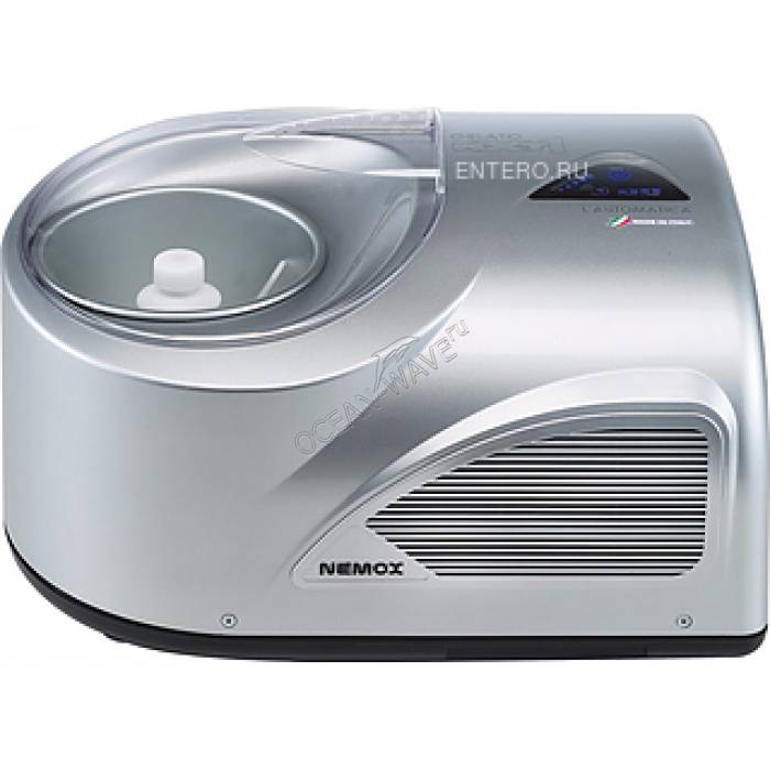 Мороженица Nemox Gelato NXT 1 L'Automatica серебристо-серая - купить в интернет-магазине OCEAN-WAVE.ru