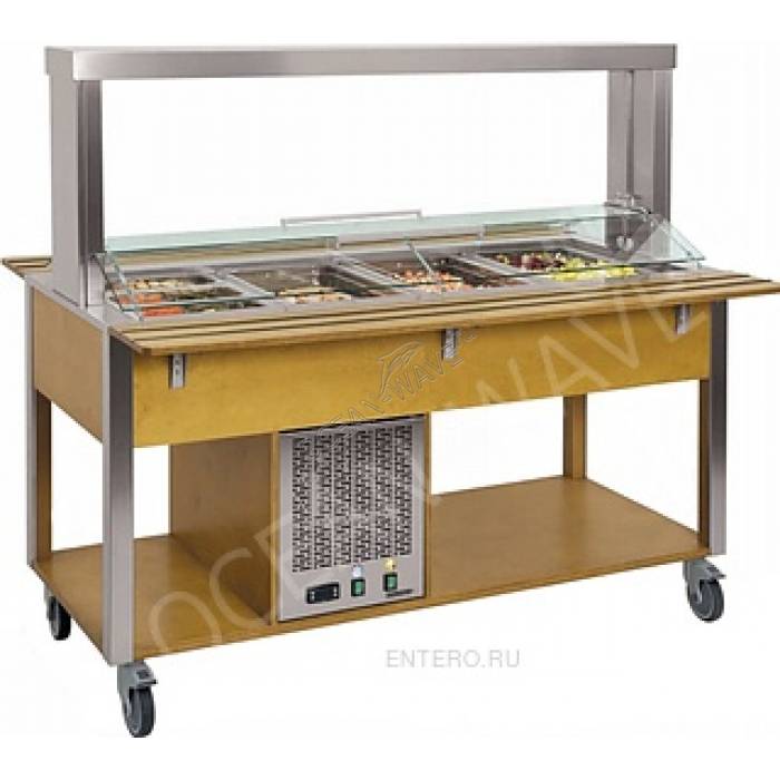 Стол шведский Metalcarrelli 6900.6M-R - купить в интернет-магазине OCEAN-WAVE.ru