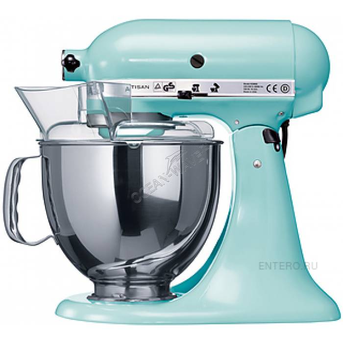 Миксер планетарный KitchenAid 5KSM175PSEIC голубой - купить в интернет-магазине OCEAN-WAVE.ru