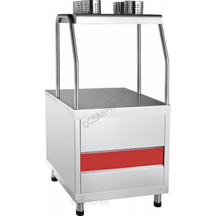 Прилавок для столовых приборов Abat ПСП-70КМ - купить в интернет-магазине OCEAN-WAVE.ru