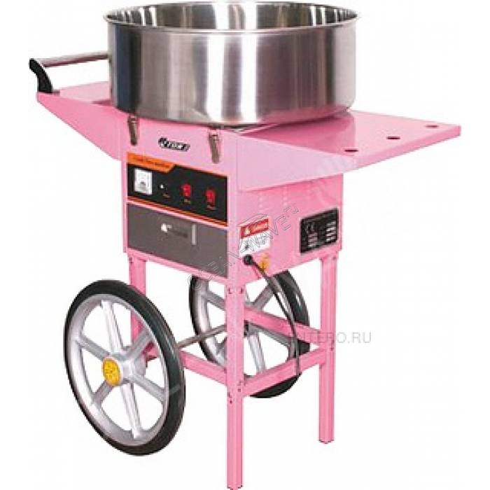 Аппарат для сахарной ваты Starfood 1633010 (720 мм) с тележкой - купить в интернет-магазине OCEAN-WAVE.ru