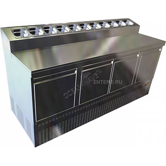 Стол холодильный Gastrolux СОП4-196/4Д/Sр - купить в интернет-магазине OCEAN-WAVE.ru